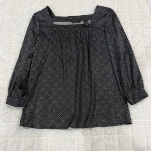 Black and Gray shimmer top